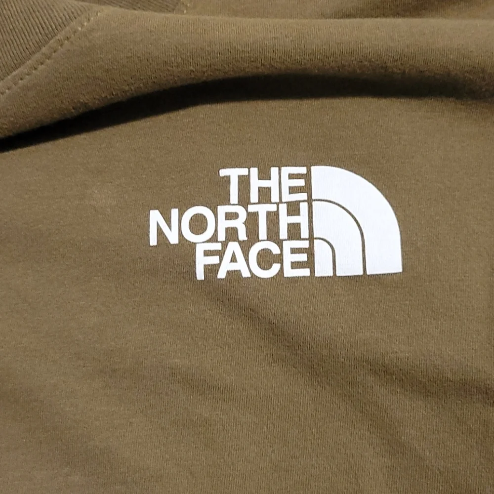 The North Face Olive Green Short Sleeve Logo Tee